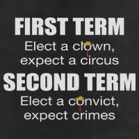 First Term Elect A Clown Expect A Circus Second Term Elect 25L Jumbo Tote