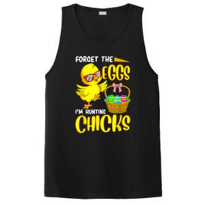 Forget The Eggs I'm Hunting Chicks Funny Happy Easter Day PosiCharge Competitor Tank