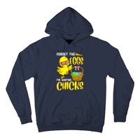 Forget The Eggs I'm Hunting Chicks Funny Happy Easter Day Hoodie