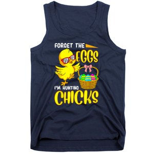 Forget The Eggs I'm Hunting Chicks Funny Happy Easter Day Tank Top