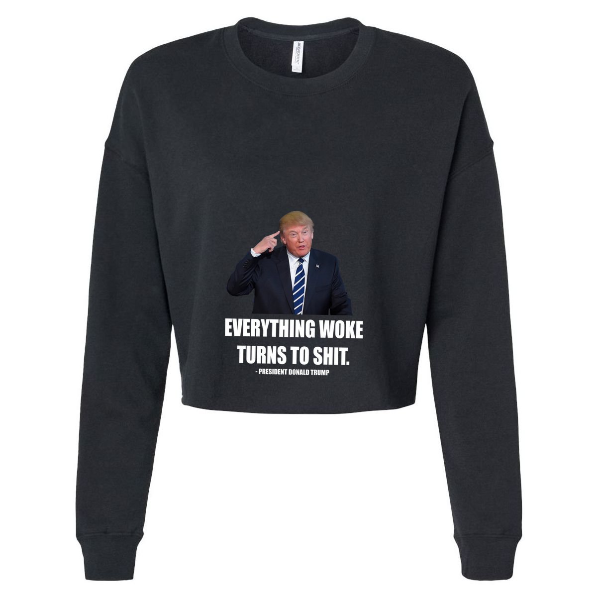 Funny Trump Everything Woke Turns To Shit Quote Hoodie