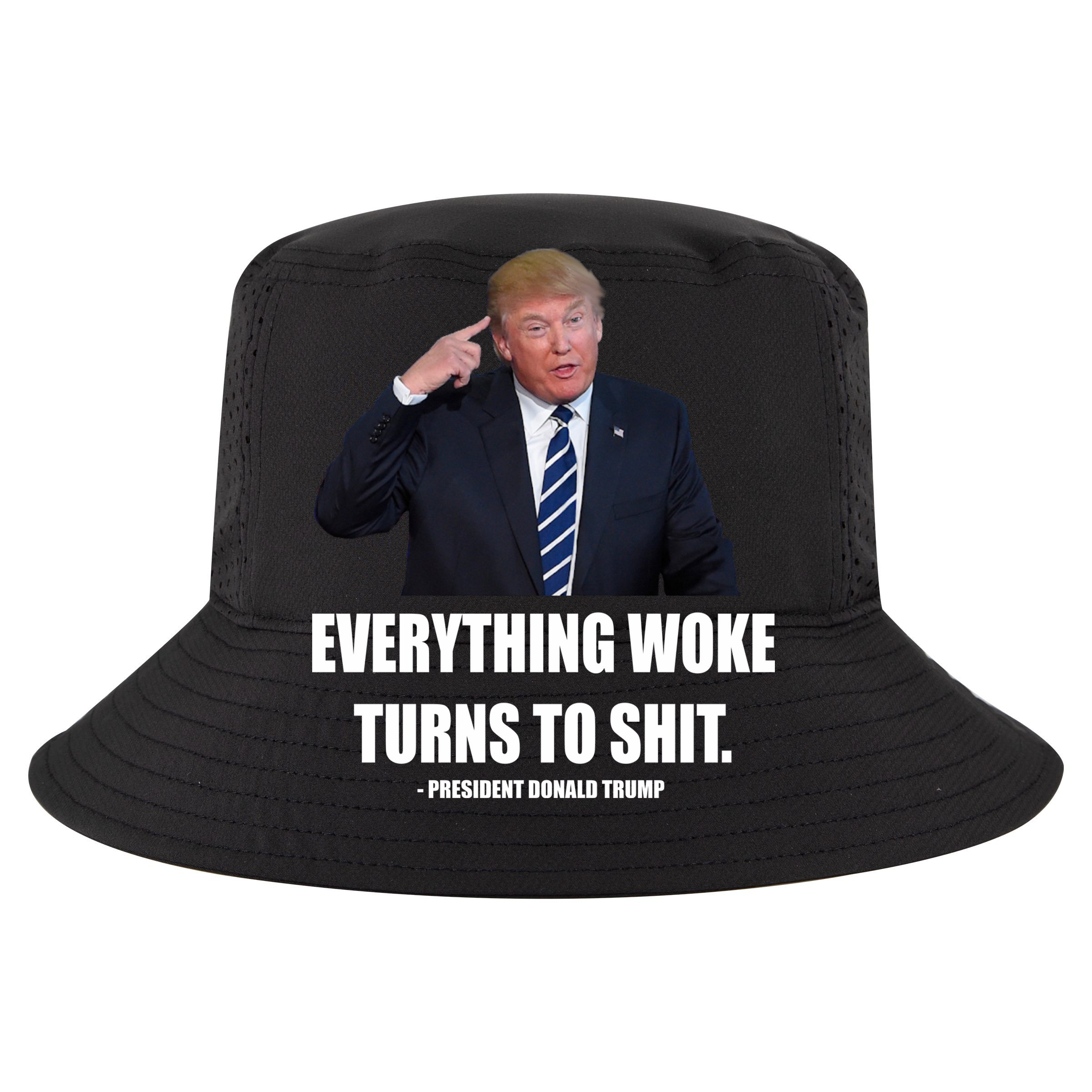 Funny Trump Everything Woke Turns To Shit Quote T-Shirt