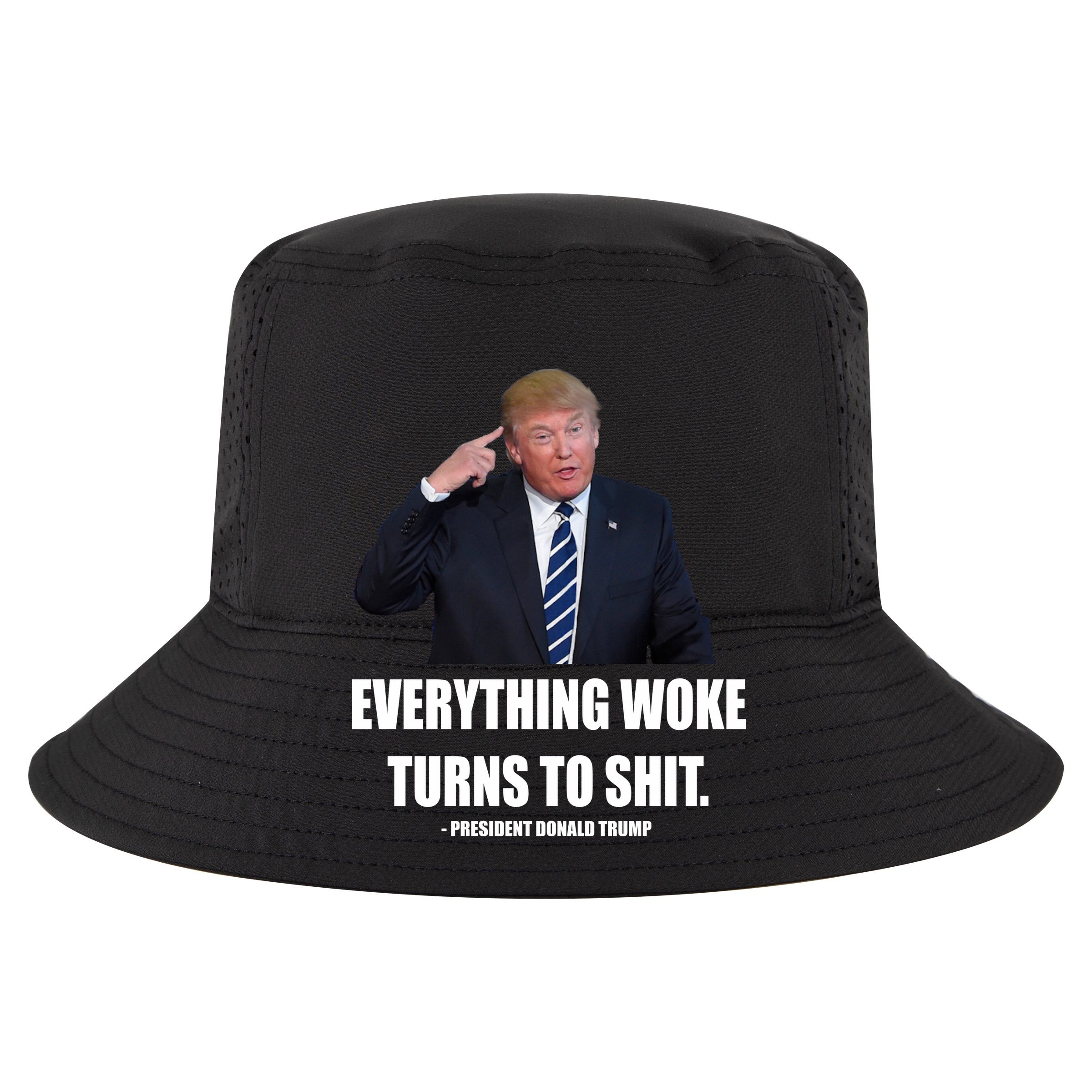 Funny Trump Everything Woke Turns To Shit Quote T-Shirt