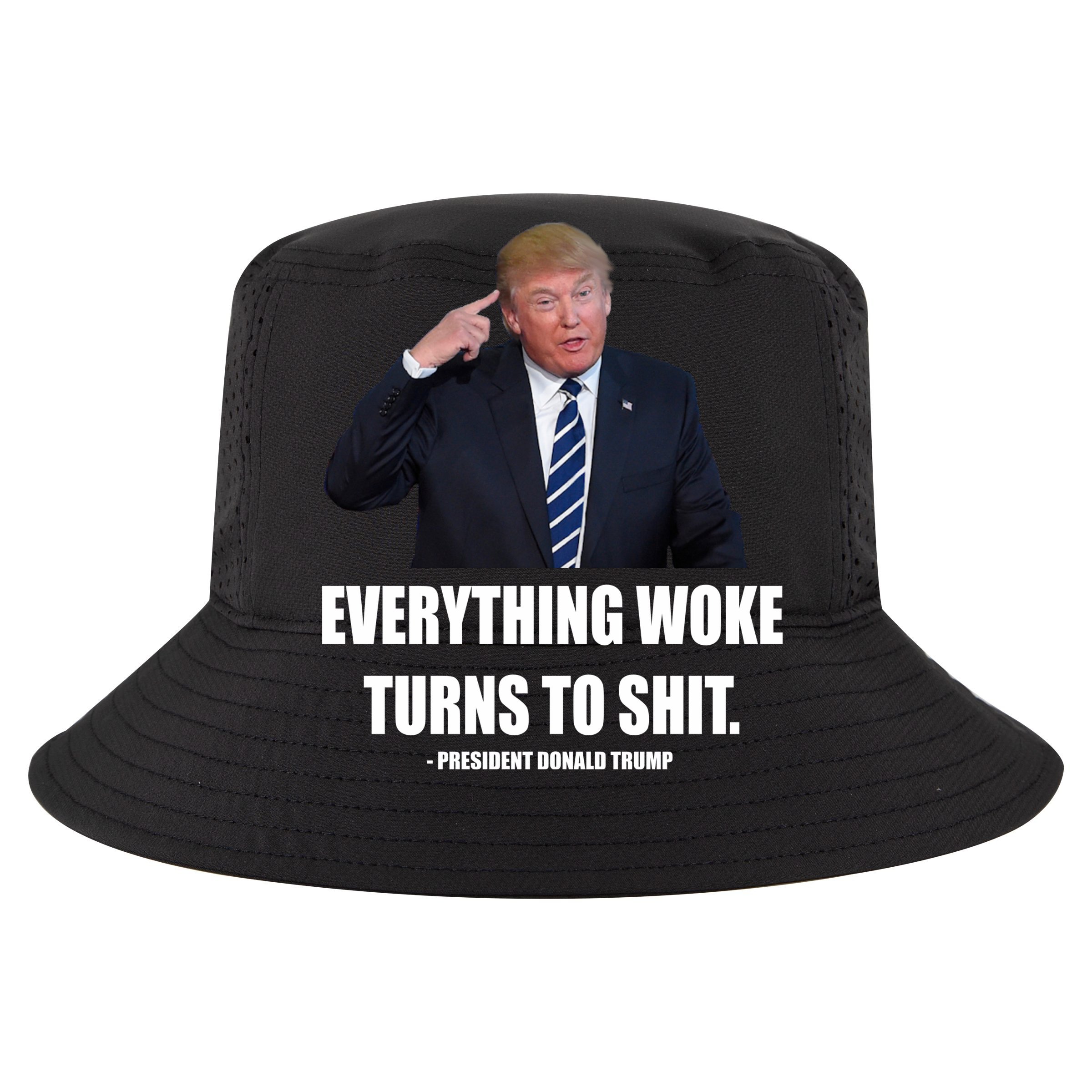 Funny Trump Everything Woke Turns To Shit Quote T-Shirt
