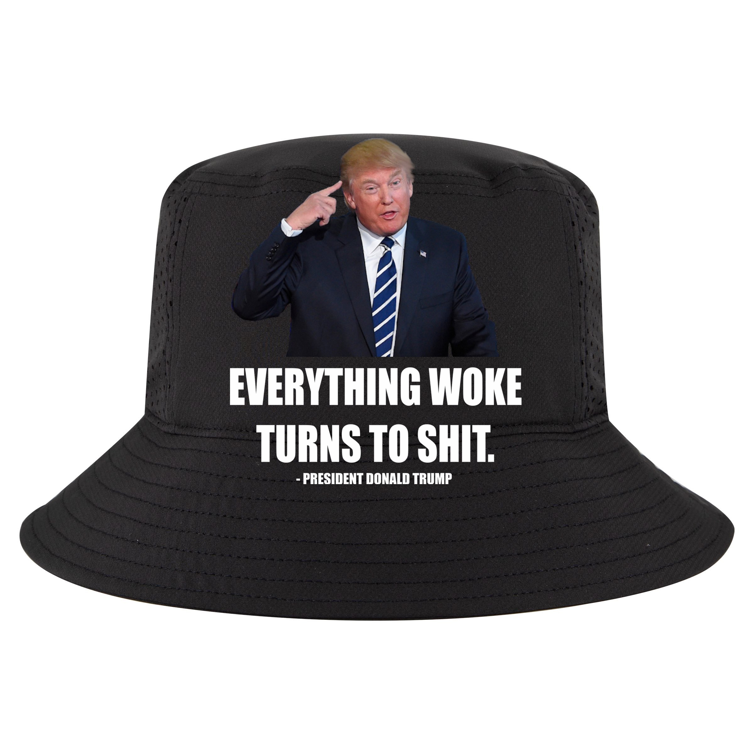 Funny Trump Everything Woke Turns To Shit Quote T-Shirt