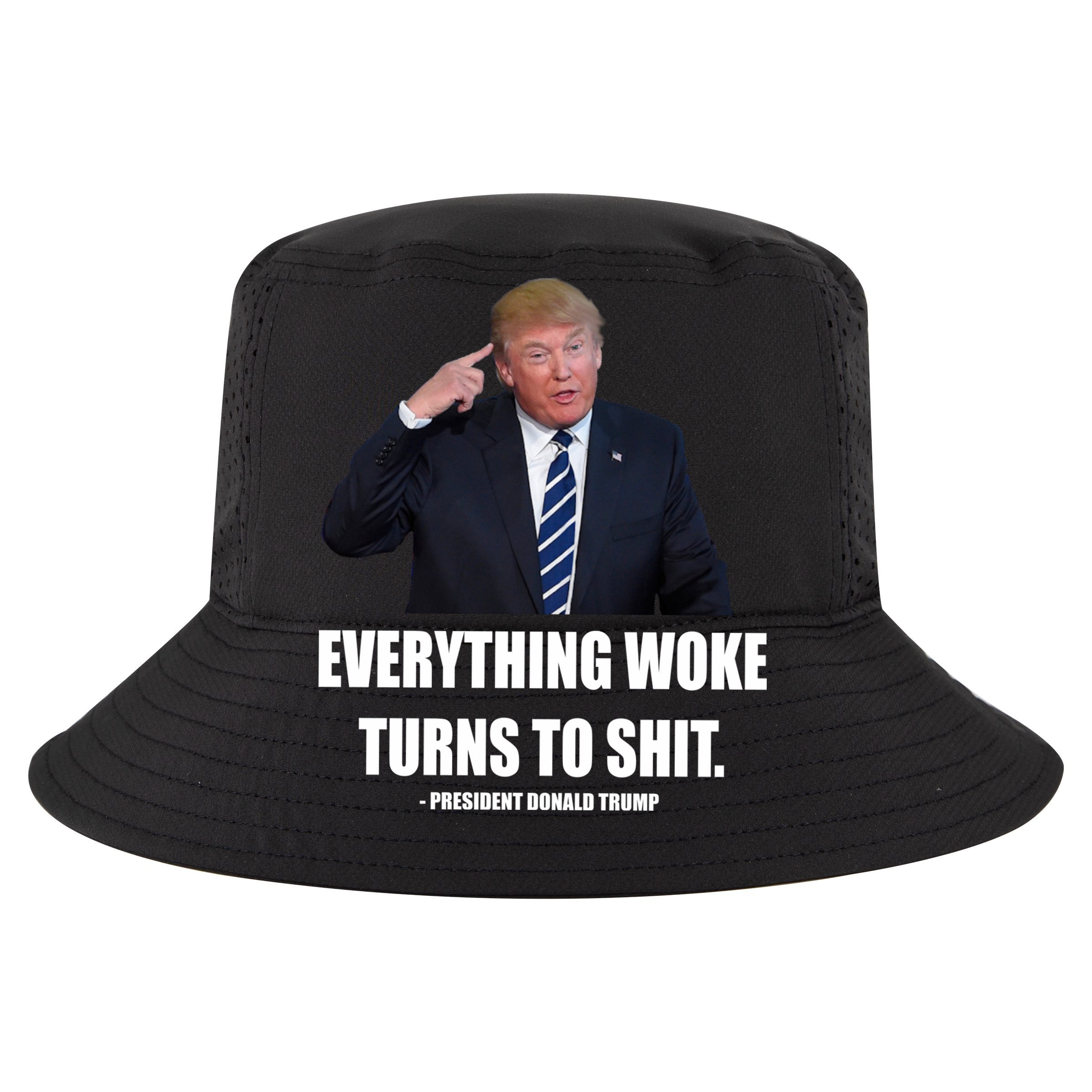 Funny Trump Everything Woke Turns To Shit Quote T-Shirt