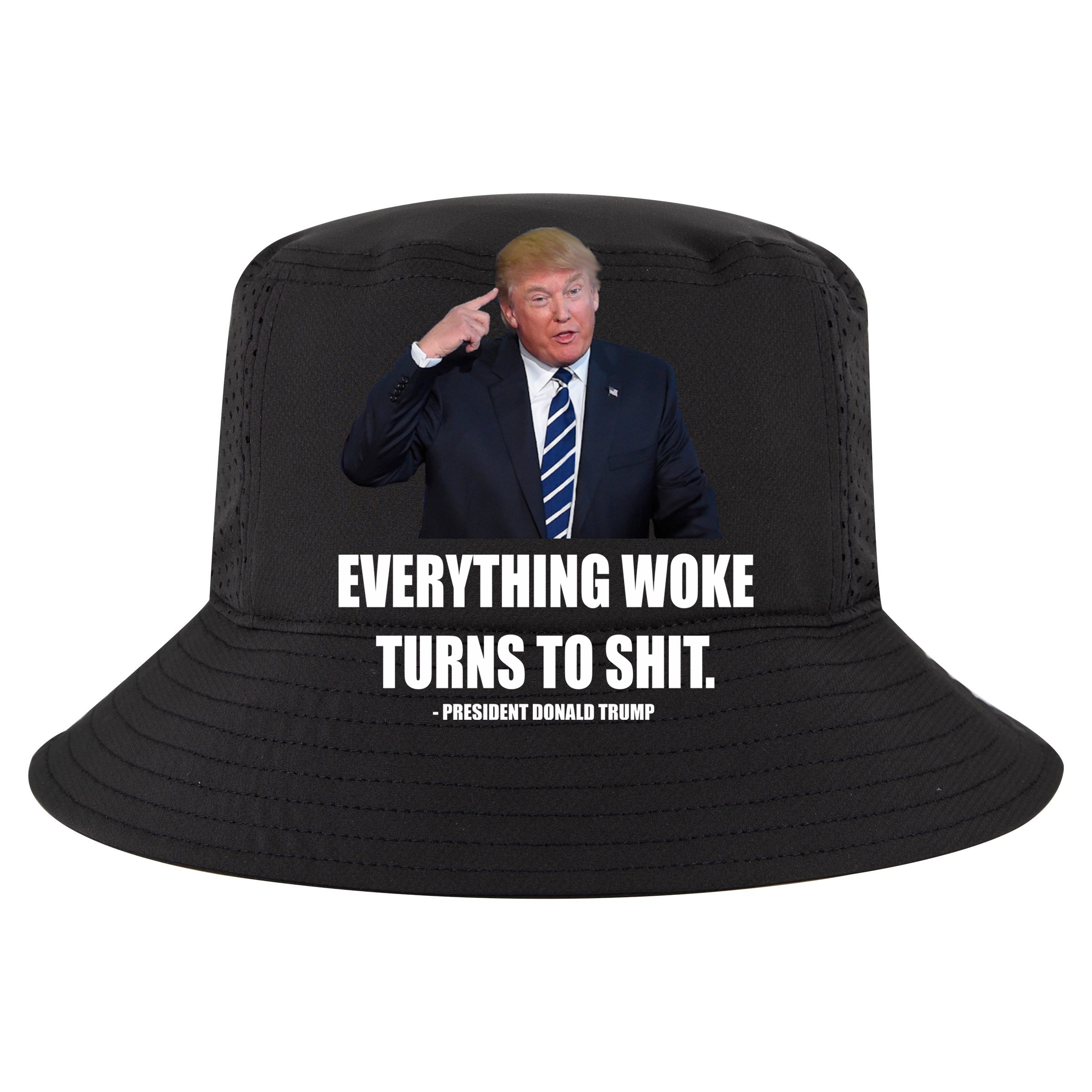 Funny Trump Everything Woke Turns To Shit Quote T-Shirt