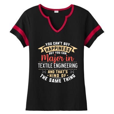 Funny Textile Engineering Major Studencool Gift Graduation Cool Gift Ladies Halftime Notch Neck Tee