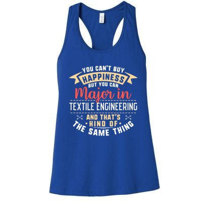 Funny Textile Engineering Major Studencool Gift Graduation Cool Gift Women's Racerback Tank