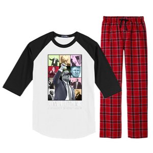 Funny Trump Eras Make America Healthy Again For Trump Era 2024 Gift Raglan Sleeve Pajama Set