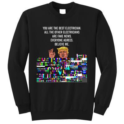 Funny Trump Electrician Lineman Sweatshirt