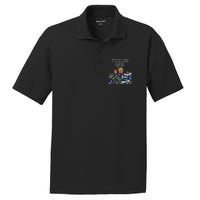 Funny Trump Electrician Lineman PosiCharge RacerMesh Polo