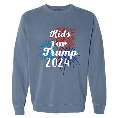 For Trump Election 2024 Cool Gift Garment-Dyed Sweatshirt