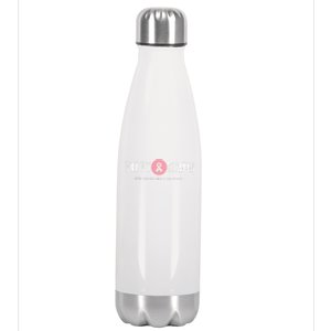 Funny Titty Exams Save The Tatas Breast Cancer Awareness Gift Stainless Steel Insulated Water Bottle