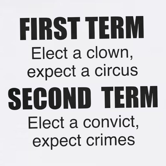 First Term Elect A Clown Expect A Circus Second Term Elect A Convict Expect Cri Cool Comfort Performance Bucket Hat