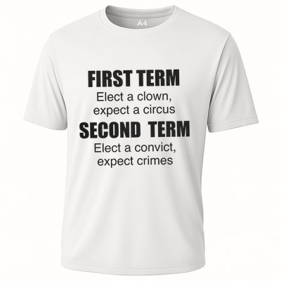 First Term Elect A Clown Expect A Circus Second Term Elect A Convict Expect Cri Performance Shirt