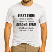 First Term Elect A Clown Expect A Circus Second Term Elect A Convict Expect Cri Performance Shirt