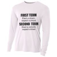 First Term Elect A Clown Expect A Circus Second Term Elect A Convict Expect Cri Cooling Performance Long Sleeve Crew