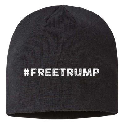 Free Trump Free Donald Trump 2024 Sustainable Beanie