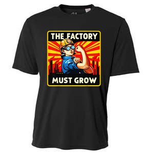 Factorio The Factory Must Grow Gift Cooling Performance Crew T-Shirt