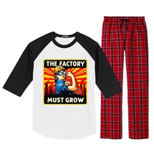 Factorio The Factory Must Grow Gift Raglan Sleeve Pajama Set