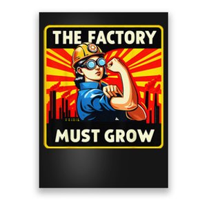 Factorio The Factory Must Grow Gift Poster