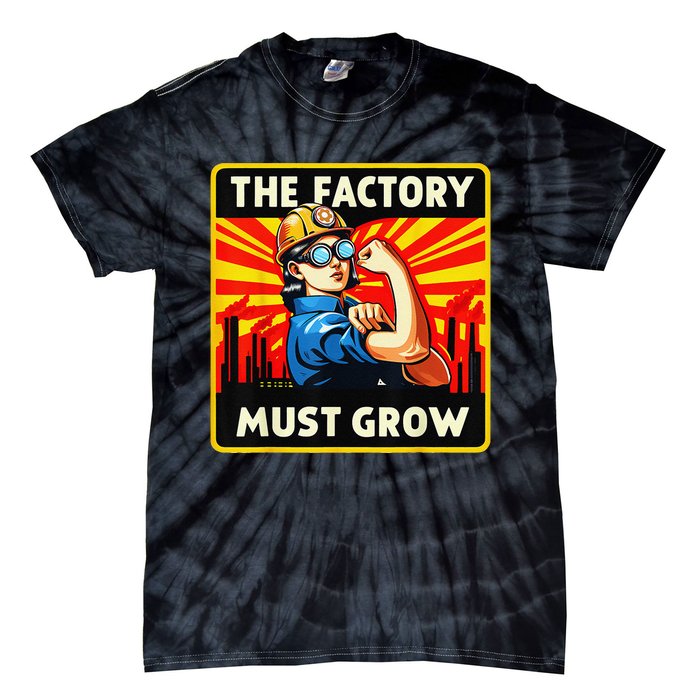 Factorio The Factory Must Grow Gift Tie-Dye T-Shirt