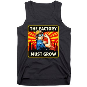 Factorio The Factory Must Grow Gift Tank Top