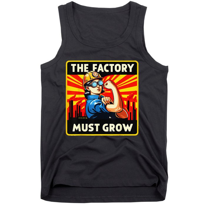 Factorio The Factory Must Grow Gift Tank Top