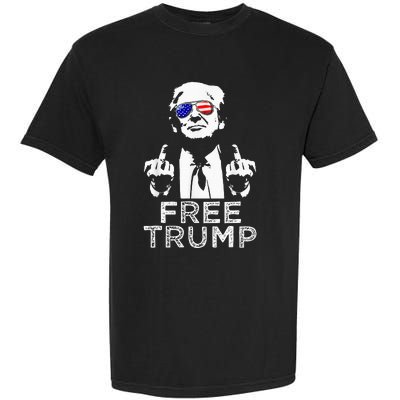 Free Trump Free Donald Trump 2024 Garment-Dyed Heavyweight T-Shirt