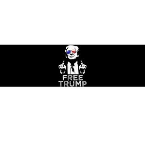 Free Trump Free Donald Trump 2024 Bumper Sticker