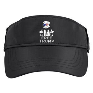 Free Trump Free Donald Trump 2024 Adult Drive Performance Visor