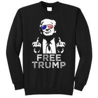 Free Trump Free Donald Trump 2024 Tall Sweatshirt