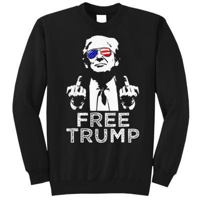 Free Trump Free Donald Trump 2024 Tall Sweatshirt