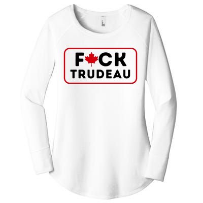 F*Ck Trudeau Women's Perfect Tri Tunic Long Sleeve Shirt