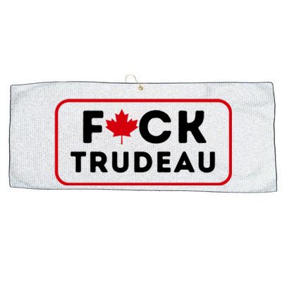 F*Ck Trudeau Large Microfiber Waffle Golf Towel