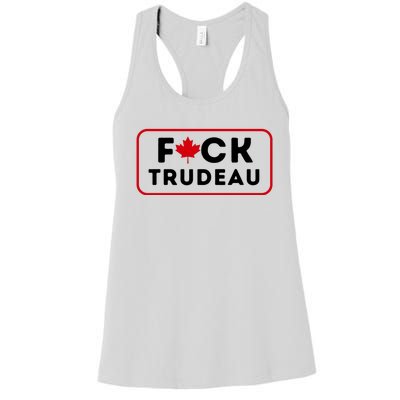 F*Ck Trudeau Women's Racerback Tank