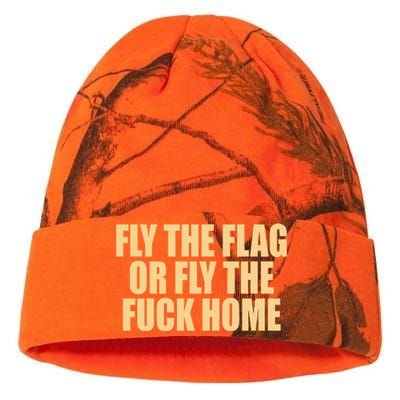 Fly The Flag Or Fly The Fuck Home Cool Gift Kati Licensed 12" Camo Beanie