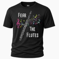 Fear The Flutes Flute Player Flutist Marching Band Music Performance Shirt