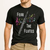 Fear The Flutes Flute Player Flutist Marching Band Music Performance Shirt