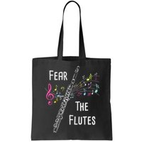 Fear The Flutes Flute Player Flutist Marching Band Music Bag