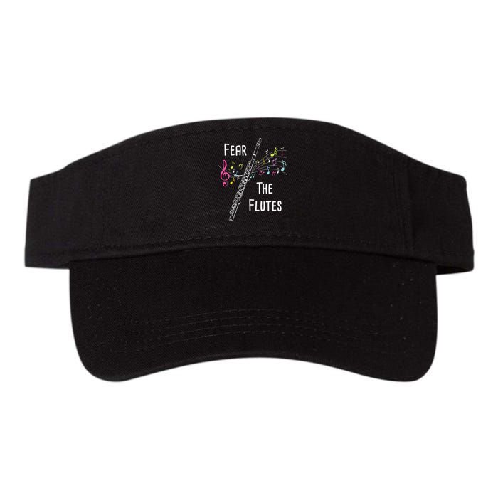 Fear The Flutes Flute Player Flutist Marching Band Music Visor