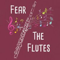 Fear The Flutes Flute Player Flutist Marching Band Music 16oz Travel Tumbler