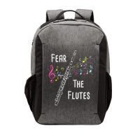 Fear The Flutes Flute Player Flutist Marching Band Music Vector Backpack