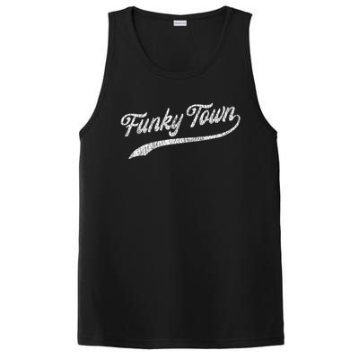 FUNKY TOWN Fort Worth TX Baseball Style Design With Details PosiCharge Competitor Tank