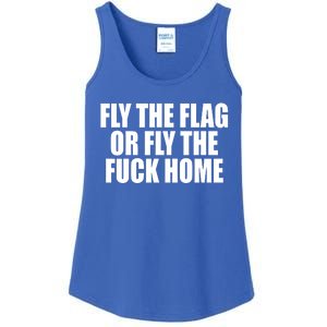 Fly The Flag Or Fly The Fuck Home Gift Ladies Essential Tank