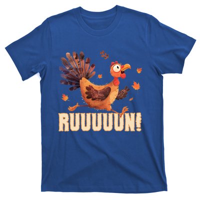 Funny Turkey Fun Run Thanksgiving Footrace Trot Funny Gift T-Shirt