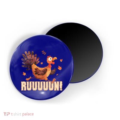 Funny Turkey Fun Run Thanksgiving Footrace Trot Funny Gift Magnet