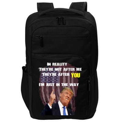 Free Trump, Free Donald Trump 2024 Impact Tech Backpack