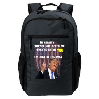 Free Trump, Free Donald Trump 2024 Daily Commute Backpack